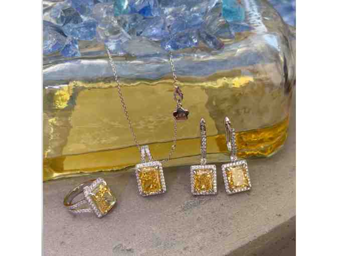 Exquisite Citrine Jewelry Set