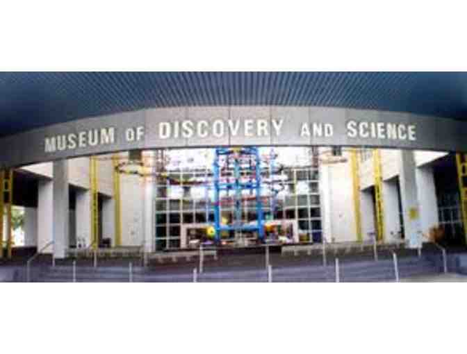 4 Exhibit Admission Passes to Museum of Discovery and Science Plus 2 Free Popcorn - Photo 1