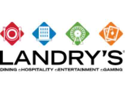 $25 Gift Certificate to one of Landry's 600 Restaurants