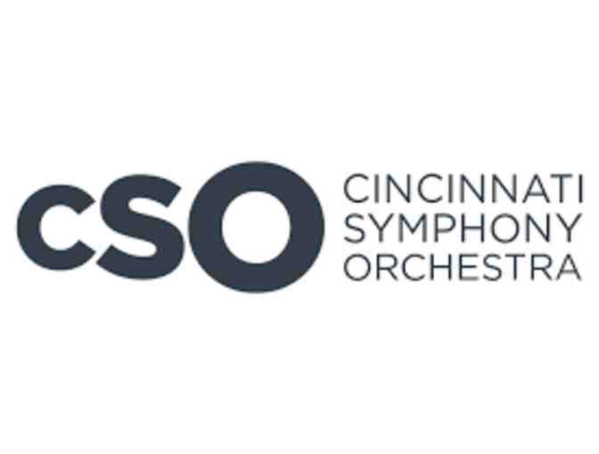 Cincinnati Symphony Orchestra: Two Concert Tickets
