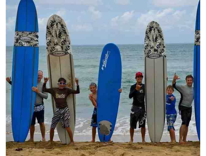 Paddle Boarding for 4 Hanalei Surf School