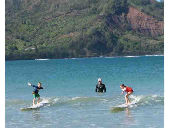 Paddle Boarding for 4 Hanalei Surf School