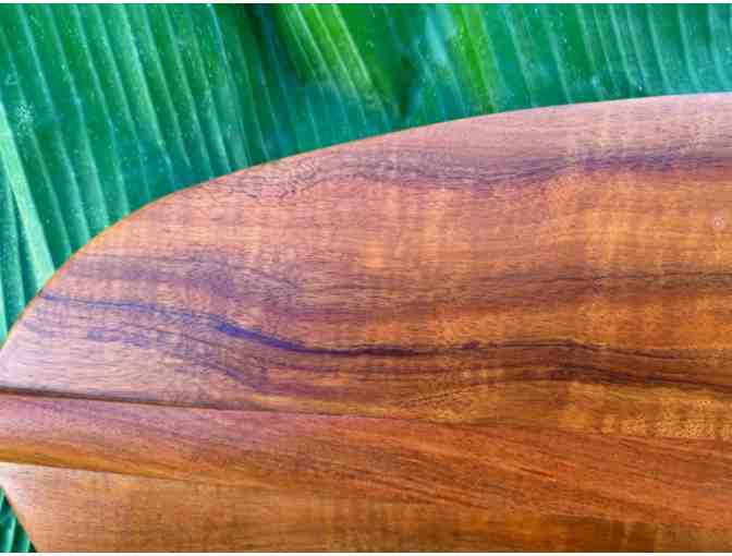 'Spirit of the Voyagers' Koa Wood Paddle by Ray Nitta