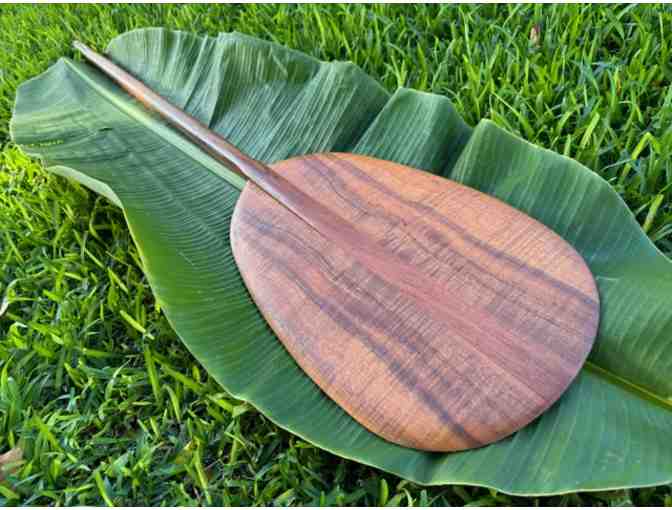 'Spirit of the Voyagers' Koa Wood Paddle by Ray Nitta