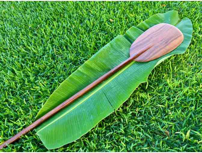 'Spirit of the Voyagers' Koa Wood Paddle by Ray Nitta