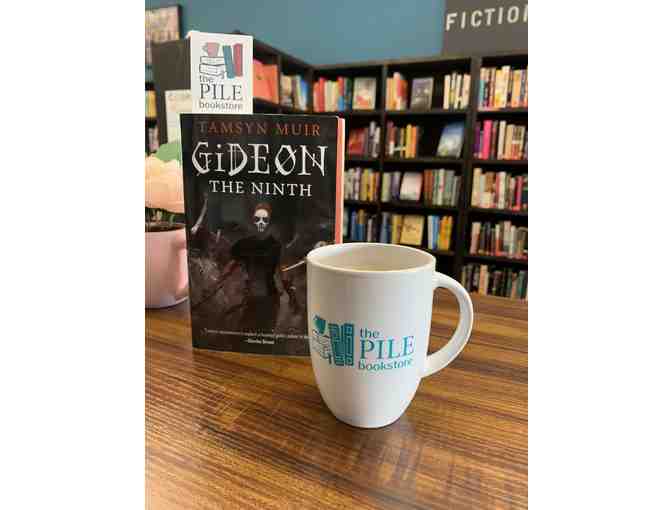 The Pile Bookstore $50 Gift Card and Coffee Mug