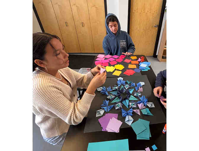 Classroom Project: Middle School Radial Symmetry Paper Relief Art - Photo 5
