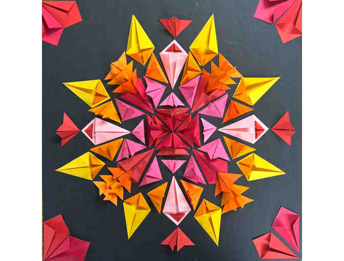 Classroom Project: Middle School Radial Symmetry Paper Relief Art - Photo 2