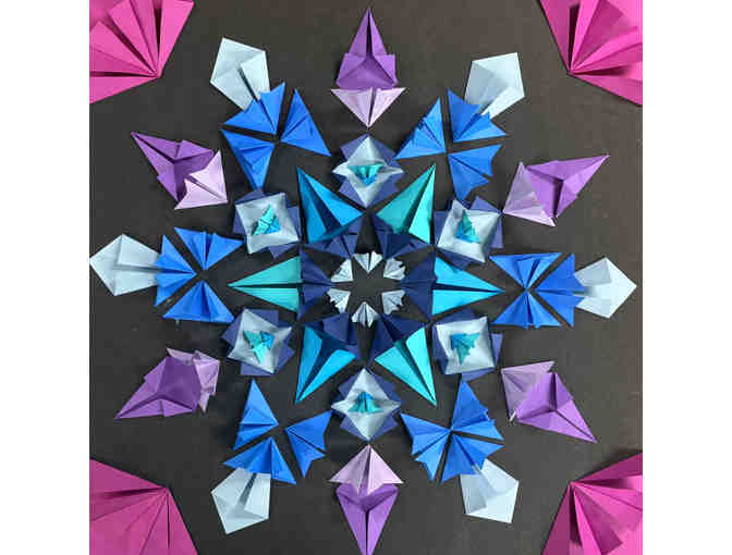 Classroom Project: Middle School Radial Symmetry Paper Relief Art - Photo 3
