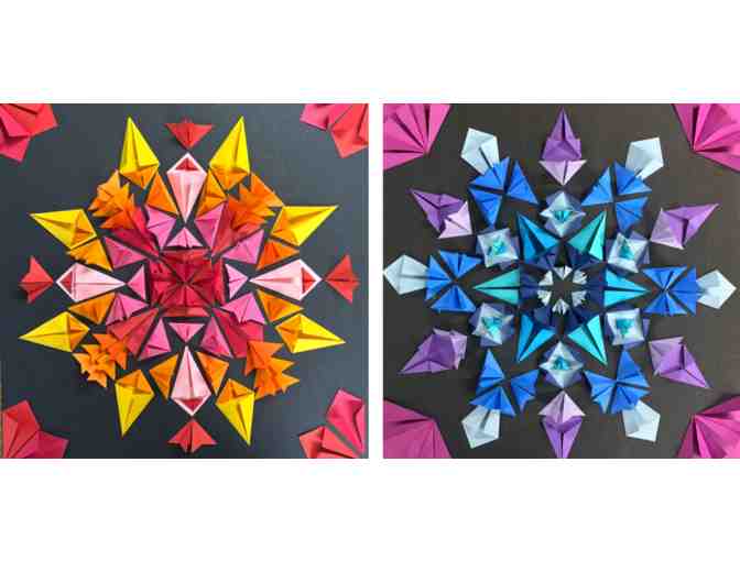 Classroom Project: Middle School Radial Symmetry Paper Relief Art - Photo 1