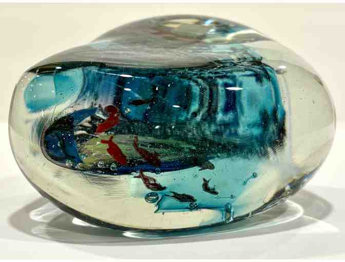 Joyce Roessler Glass Paperweight