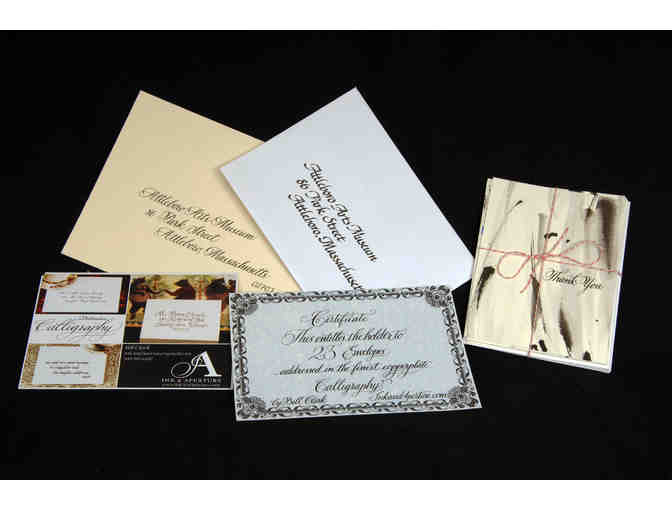 Calligraphy Gift Certificate & handmade greeting cards (Bill Clark)
