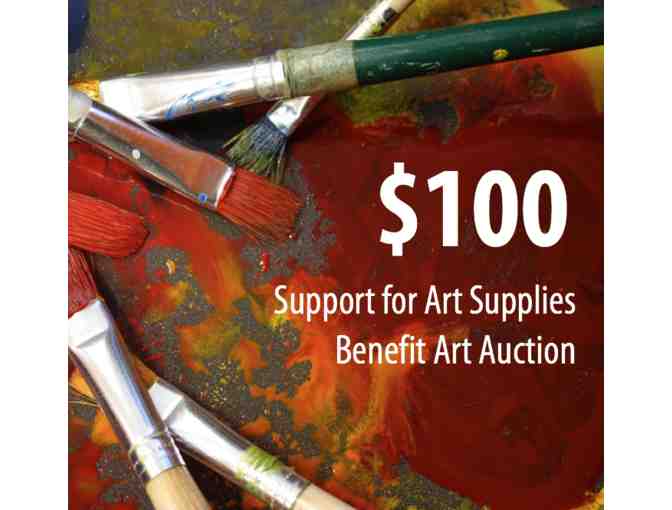 $100 Donation - Support for Art Supplies