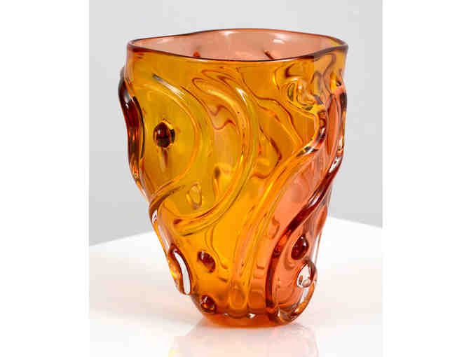 Amber String Theory Vase (Keith Marshall)