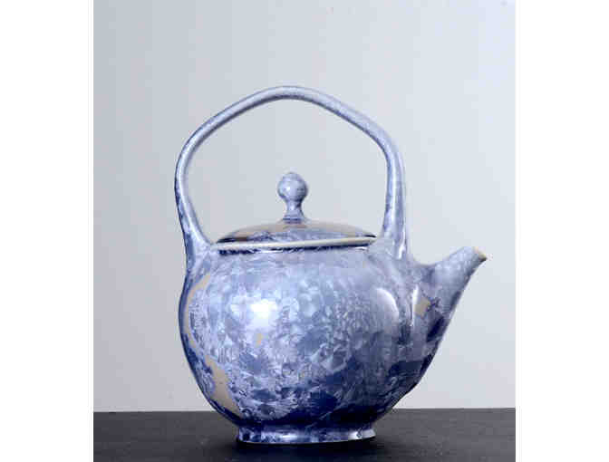 Periwinkle Crystalline Teapot (Lindsey Epstein)