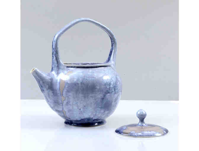 Periwinkle Crystalline Teapot (Lindsey Epstein)