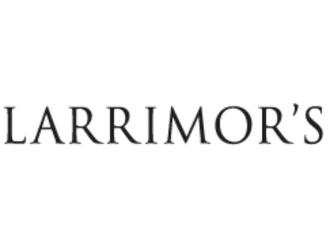 Larrimors: $250 Gift Certificate