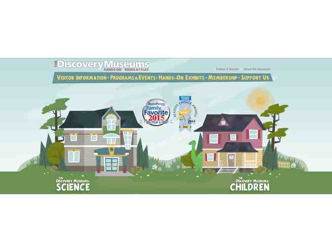 4 Pack of Passes to the Discovery Museums