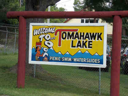 4 General Admission Passes to Tomahawk Lake Water Park