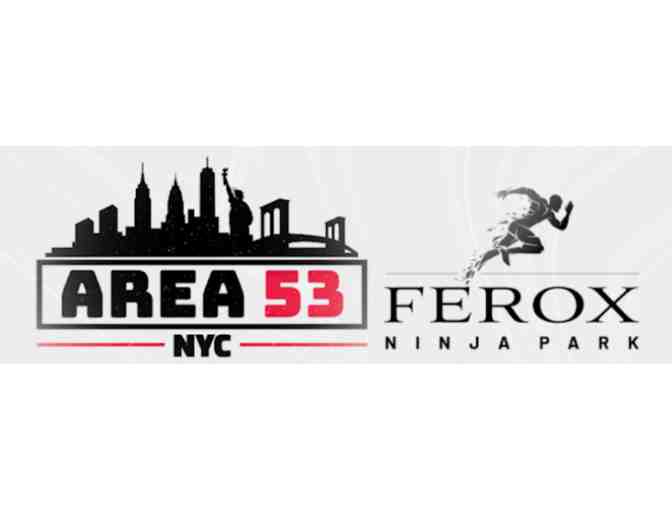 2 Tickets to Area 53 or Ferox Ninja Park