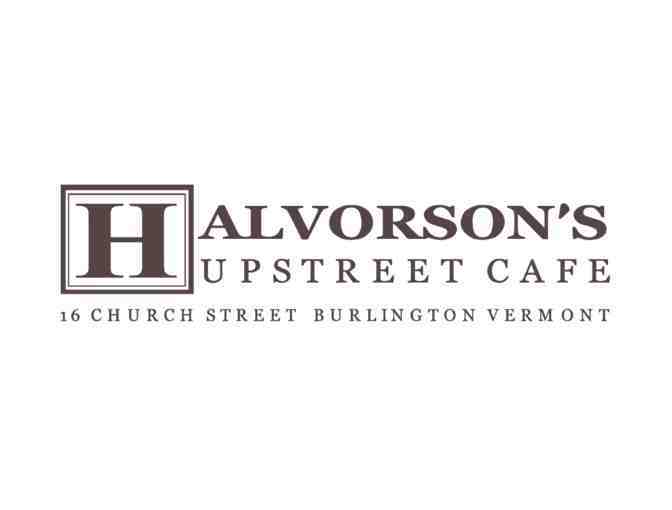 $50 Gift Certificate to Halvorson's Upstreet Cafe