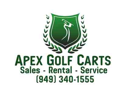 (1) Apex Golf Cart 3-Day Rental