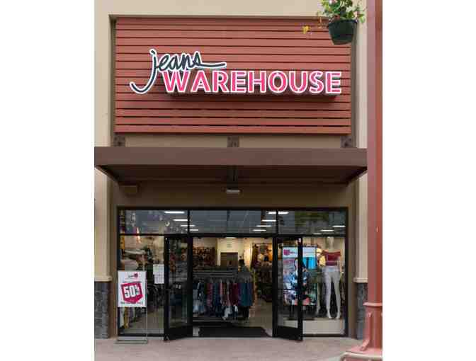 Jeans Warehouse $50.00 Gift Certificate