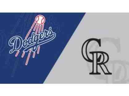 See the Dodgers play the Colorado Rockies with 4 Rockin' Tickets!