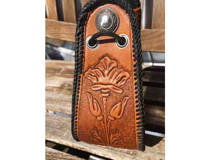 Handmade Custom Leather Stirrup Purse
