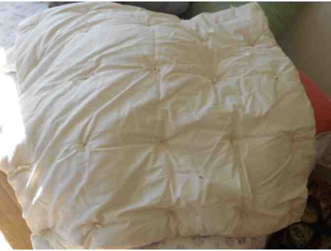 Baby Comforter -Wool Batting w/ Organic Cotton Sateen Cover