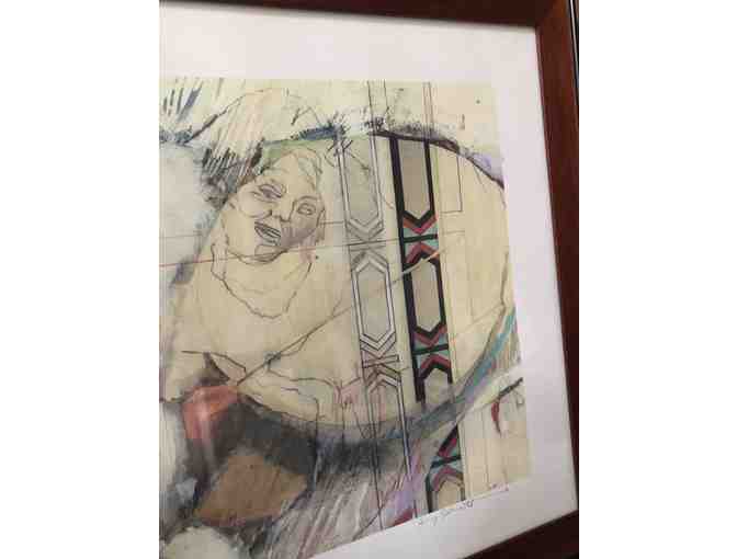 Threads of a Walrus Drum Limited Edition Framed Print