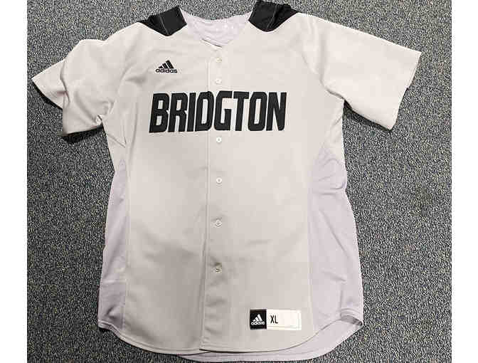 Gray Bridgton #42 Baseball Jersey