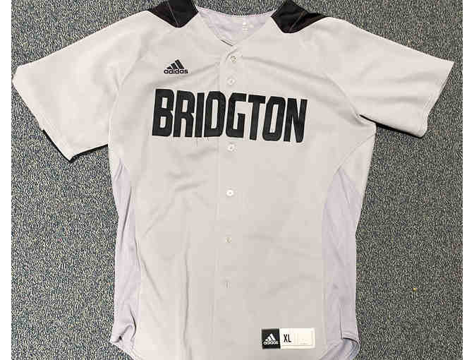 Gray Bridgton #7 Baseball Jersey