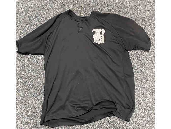 Black Bridgton #15 Baseball Jersey