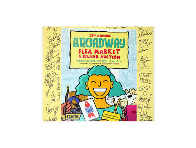 2019 Broadway Flea Market and Grand Auction poster, signed by André De Shields and more