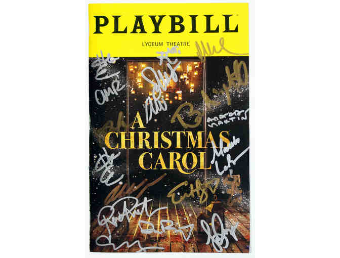 A Christmas Carol opening night Playbill, signed by LaChanze, Andrea Martin and more