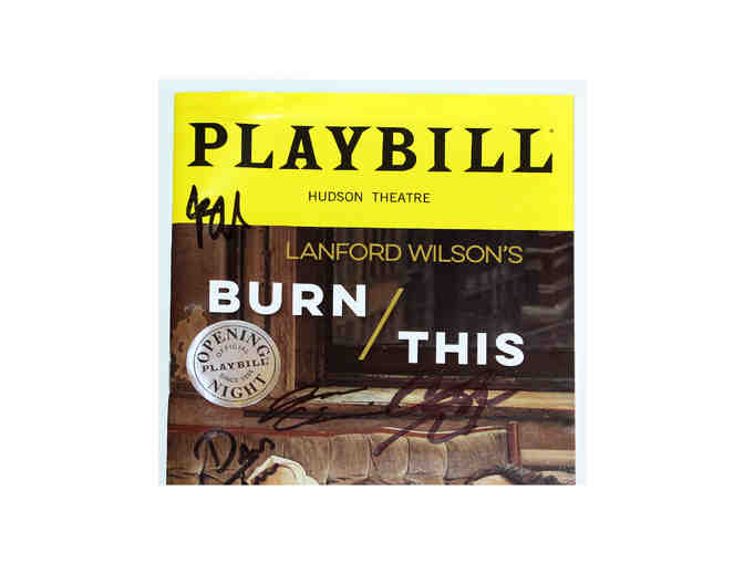 Burn This opening night Playbill, signed by Adam Driver, Keri Russell and more