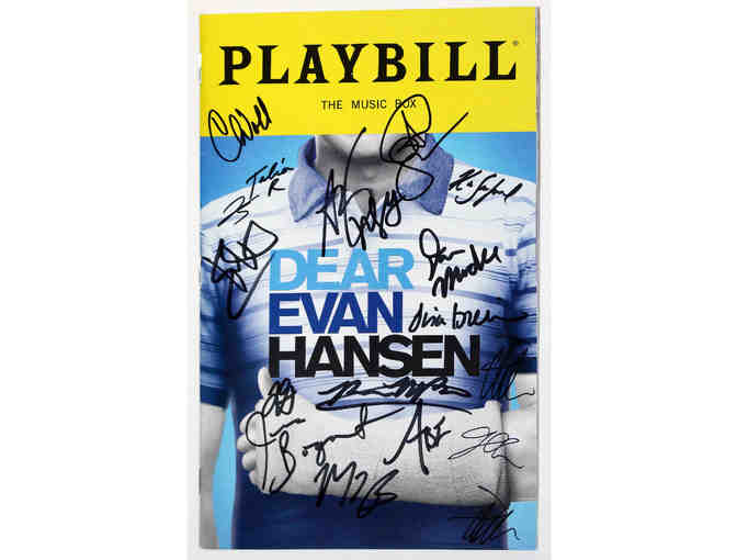 Dear Evan Hansen Playbill, signed by Andrew Barth Feldman and more