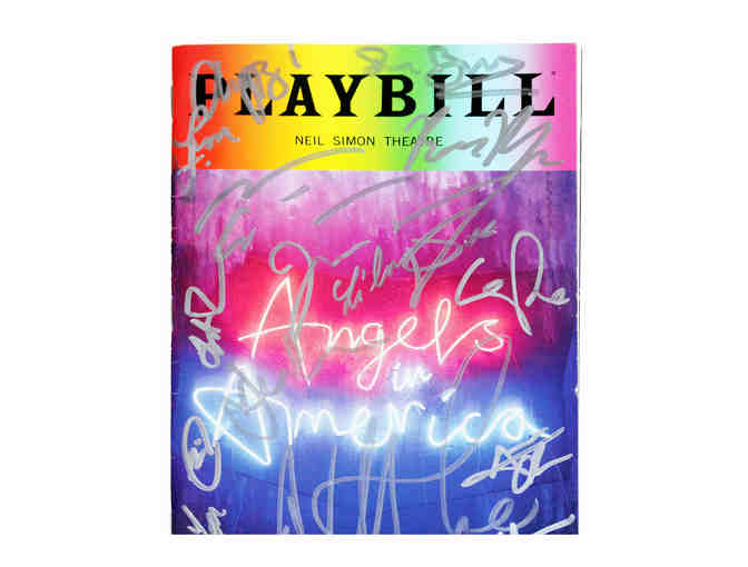 Angels in America Playbill, signed by Andrew Garfield, Nathan Lane and more