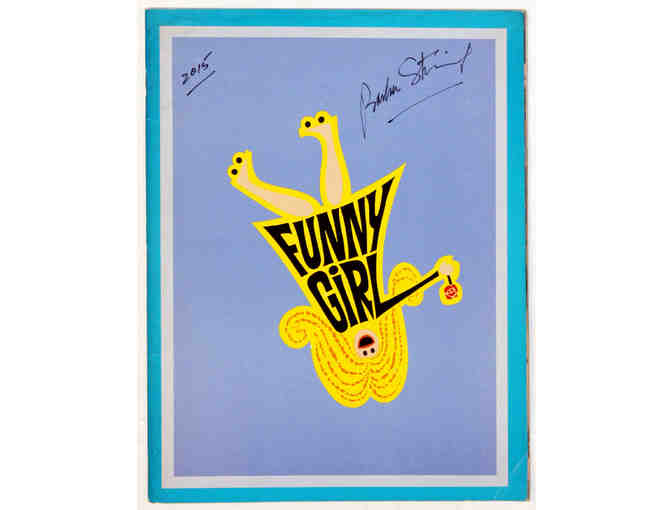 Funny Girl souvenir program, signed by Barbra Streisand