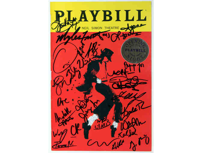 MJ opening night Playbill entire original Broadway cast
