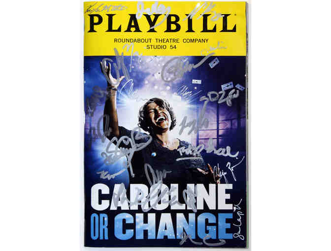 Caroline, or Change Playbill, signed by entire 2021 Broadway revival cast