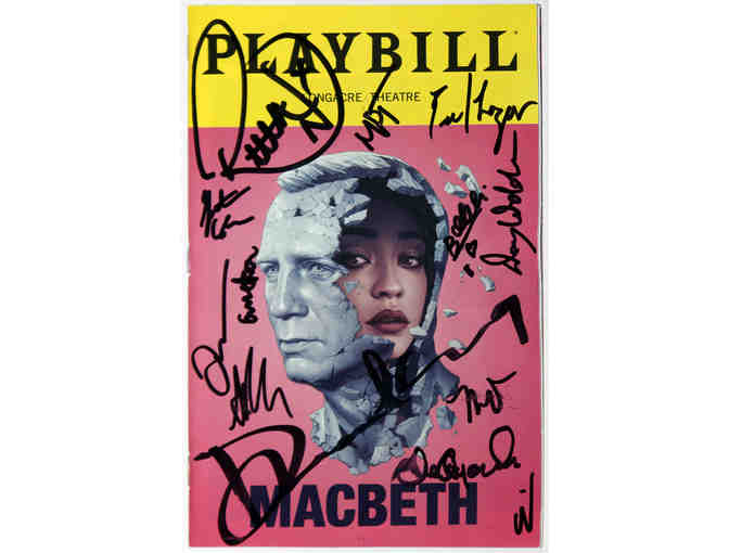 Macbeth Playbill, signed by Daniel Craig, Ruth Negga and Broadway cast