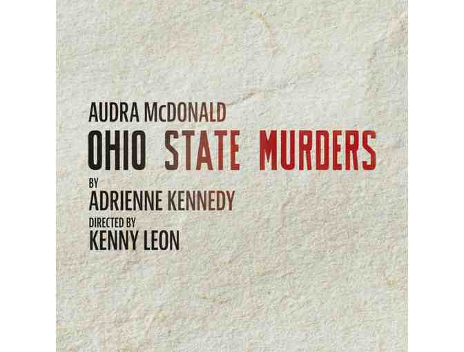 Ohio State Murders Opening Night Tickets and Signed Playbill