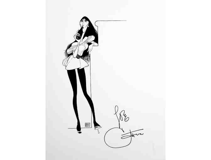 Come Back to the Five & Dime... giclee by Al Hirschfeld, signed by Cher