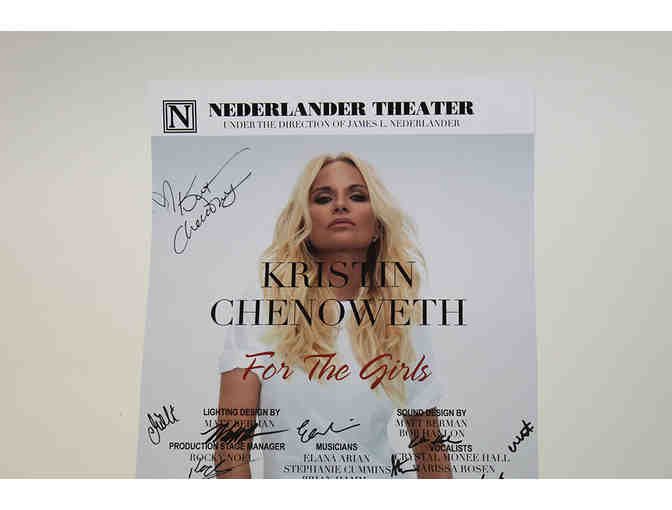 Kristin Chenoweth & signed Kristin Chenoweth: For the Girls poster