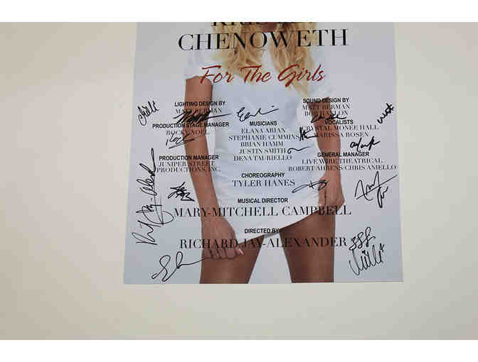 Kristin Chenoweth & signed Kristin Chenoweth: For the Girls poster