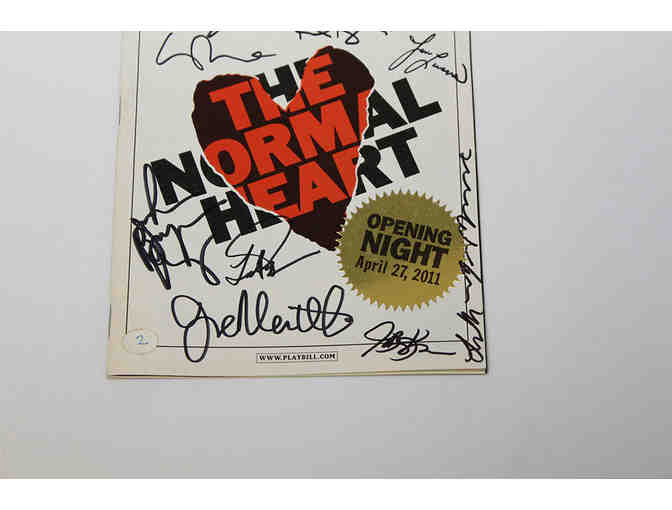 Jim Parsons, Ellen Barkin & full cast The Normal Heart opening night Playbill