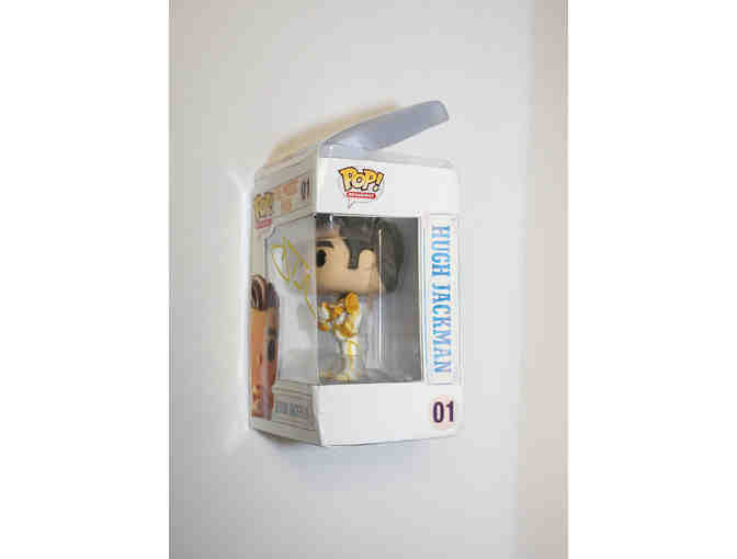 Hugh Jackman-signed The Music Man Harold Hill custom Broadway POP! Figurine