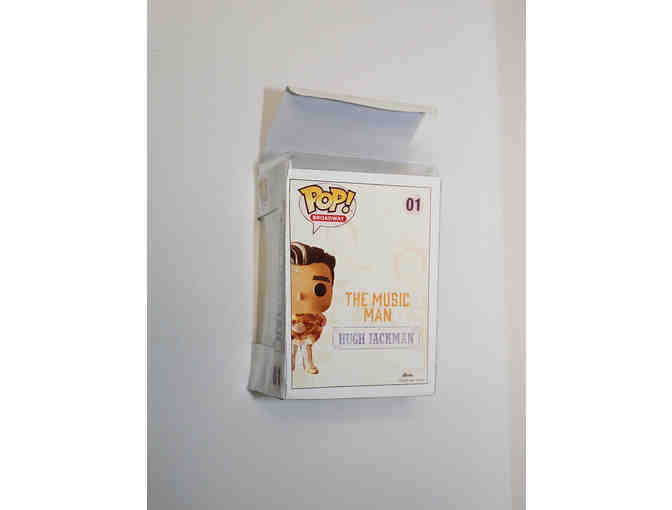 Hugh Jackman-signed The Music Man Harold Hill custom Broadway POP! Figurine